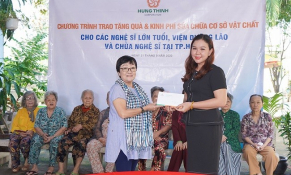 Tập đoàn Hưng Thịnh mang yêu thương đến Viện Dưỡng lão Nghệ Sĩ và Chùa Nghệ Sĩ tại Thành phố Hồ Chí Minh