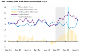 Lạm phát giá thực phẩm tiêu dùng sẽ tăng vào cuối năm 2021