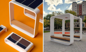 Ghế thông minh chạy bằng năng lượng mặt trời