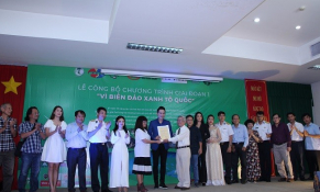 Nhiều hoạt động vì Biển đảo Xanh Tổ quốc do Hội bảo vệ thiên nhiên và Môi trường phát động