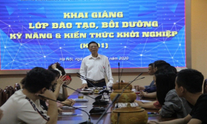 Trường Đại học Kinh doanh và Công nghệ Hà Nội khai giảng lớp đào tạo, bồi dưỡng kiến thức và kỹ năng khởi nghiệp cho sinh viên đợt 1 năm 2020