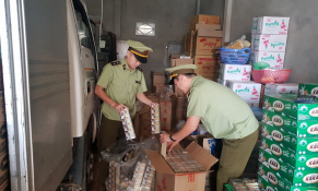 Cục QLTT tỉnh Quảng Bình phát hiện nhiều cơ sở kinh doanh thuốc lá điếu giả mạo nhãn hiệu WHITE HORSE