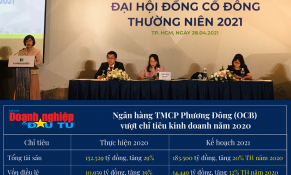 Ngân hàng TMCP Phương Đông (OCB) vượt chỉ tiêu kinh doanh năm 2020