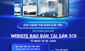 SCB ra mắt phiên bản mới của website rao bán tài sản