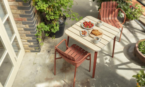 Đồ ngoại thất bằng cây gai dầu và nhựa tái chế