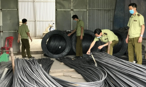 Lực lượng QLTT các tỉnh tăng cường kiểm tra kiểm soát đối với mặt hàng thép xây dựng