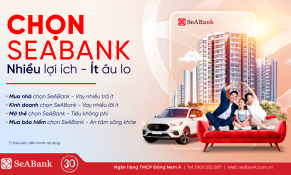 Hè tưng bừng, Chọn SeABank - Nhiều lợi ích - Ít âu lo