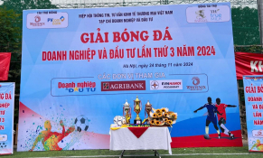 Khởi tranh Giải bóng đá Doanh nghiệp và Đầu tư lần thứ 3 năm 2024