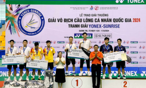 Ciputra Hanoi đạt thành tích tốt tại Giải Vô địch cầu lông