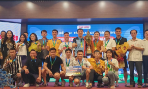 Lễ trao giải và bế mạc giải bóng đá Doanh nghiệp và Đầu tư lần thứ 2 tại thành phố Hà Tĩnh