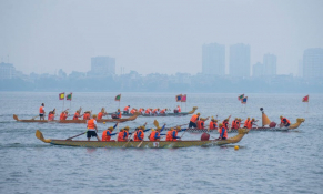 Tạo sản phẩm du lịch thể thao hấp dẫn qua Giải Bơi chải thuyền rồng Hà Nội mở rộng 