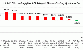 Chỉ số giá tiêu dùng tháng 6 tăng 0,27% do giá điện và giá thực phẩm tăng
