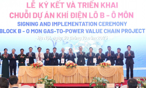 Chuỗi dự án khí - điện trị giá 12 tỷ USD chính thức được ký kết