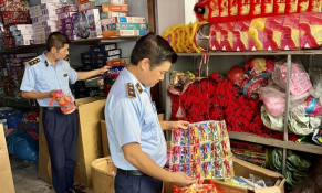 Cục QLTT Thái Bình tạm giữ hơn 4.000 đồ chơi trẻ em không rõ nguồn gốc