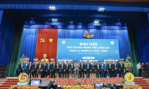 Ông Dương Long Thành được tín nhiệm bầu làm chủ tịch Hội Doanh Nhân Trẻ Long An