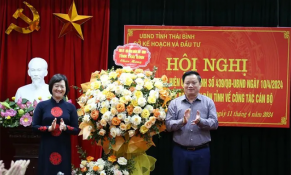 Bà Thái Thị Thu Hường giữ chức Giám đốc Sở Kế hoạch và Đầu tư Thái Bình