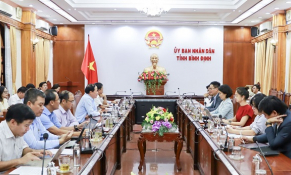Chủ tịch UBND tỉnh Bình Định Phạm Anh Tuấn làm việc với Tập đoàn Vingroup