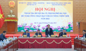 Huyện Ba Vì đạt 9/9 tiêu chí về nông thôn mới