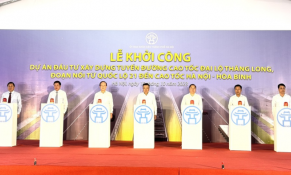 Khởi công tuyến đường nối cao tốc Đại lộ Thăng Long đến cao tốc Hòa Lạc - Hòa Bình 