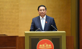 Thủ tướng Phạm Minh Chính trình bày báo cáo giải trình về kinh tế-xã hội tại kỳ họp thứ 8, Quốc hội Khóa XV 