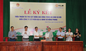 Công ty KLB tài trợ 10 tỷ đồng xây dựng các công trình an sinh xã hội tại Hải Dương