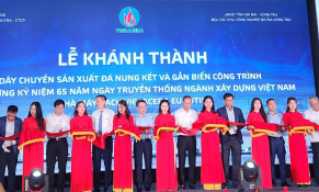 Viglacera khánh thành dây chuyền sản xuất đá nung kết với tổng vốn đầu tư 1.206 tỷ đồng