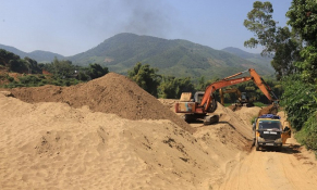 Sơn La: Kiểm tra việc quản lý khai thác cát gắn với phòng chống bão lũ huyện Sông Mã