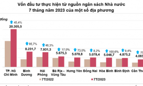 Vốn đầu tư thực hiện và chỉ số sản xuất công nghiệp tăng trong 7 tháng đầu năm 2023
