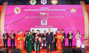 Viên khớp Tâm Bình , an thần ngủ ngon Tâm Bình đạt chứng nhận ' Hàng Việt Nam được người tiêu dùng yêu thích ” năm 2025