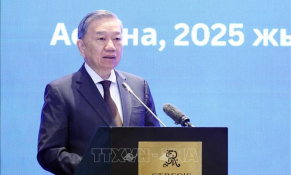 Tổng Bí thư Tô Lâm dự Tọa đàm bàn tròn doanh nghiệp Việt Nam - Kazakhstan