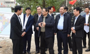 Thủ tướng Phạm Minh Chính khảo sát một số dự án, công trình trọng điểm tại Nam Định