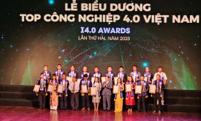 Biểu dương các doanh nghiệp đạt Giải thưởng 'TOP Công nghiệp 4.0 Việt Nam - I4.0 Awards' năm 2023