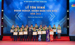 Thanh Hóa: Ghi nhận và tôn vinh đóng góp của cộng đồng doanh nghiệp, doanh nhân năm 2025