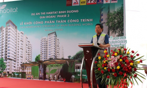 CC1 trúng thầu thi công dự án The Habitat Bình Dương giai đoạn 3