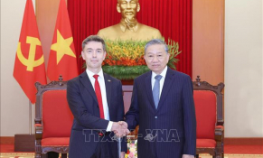 Tổng Bí thư Tô Lâm tiếp Đại sứ Liên minh châu Âu tại Việt Nam: Củng cố quan hệ chiến lược Việt Nam – EU