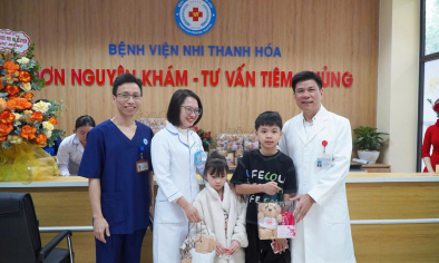 Bệnh viện Nhi Thanh Hóa: Chất lượng khám chữa bệnh ghi dấu với mức hài lòng trên 96%