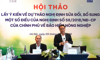Bảo hiểm nông nghiệp cần cú hích thể chế để mở rộng thị trường
