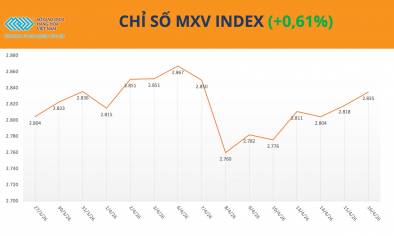 Lực mua  giành ưu thế , MXV-Index nối dài đà tăng