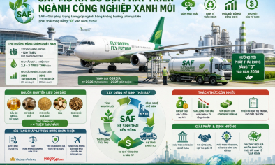 SAF mở ra dư địa phát triển ngành công nghiệp xanh mới