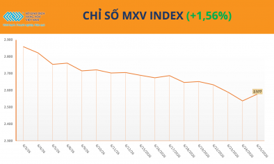 Giá dầu và ngô đồng loạt phục hồi, MXV-Index tăng hơn 1,6%