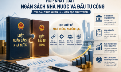 Hợp nhất Luật Ngân sách nhà nước và Luật Đầu tư công nhằm tái cấu trúc quản lý nguồn lực công