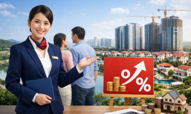 Gọng kìm lãi suất siết chặt thị trường bất động sản