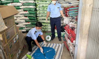 Phát hiện 4 tấn phân bón không đảm bảo chất lượng tại tỉnh Tiền Giang