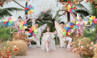 Út An Nhiên hóa “nàng thơ” ngọt lịm trên sàn diễn thời trang Hi Autumn 2023