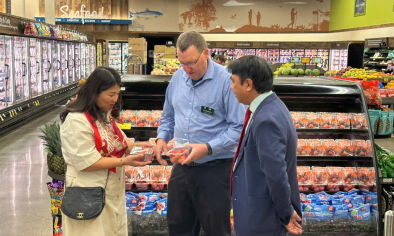 Quả vải Việt Nam lên kệ hệ thống siêu thị bán lẻ lớn nhất nước Mỹ