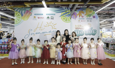 Dàn mẫu nhí “quẩy” tưng bừng tại fashion show “Hi Summer”