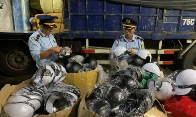 Phú Yên: Thu giữ 700 chiếc nón thể thao không rõ nguồn gốc, xuất xứ 