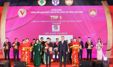 Viên khớp Tâm Bình , an thần ngủ ngon Tâm Bình đạt chứng nhận ' Hàng Việt Nam được người tiêu dùng yêu thích ” năm 2025