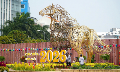 Công viên hoa xuân 152 Trần Phú mở cửa từ ngày 10/02/2026: Thêm điểm check-in cho người dân TP. HCM dịp đầu năm mới