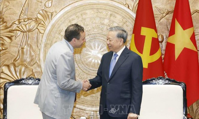 Tổng Bí thư Tô Lâm tiếp Chủ tịch, kiêm Tổng Giám đốc điều hành Tập đoàn GE Vernova